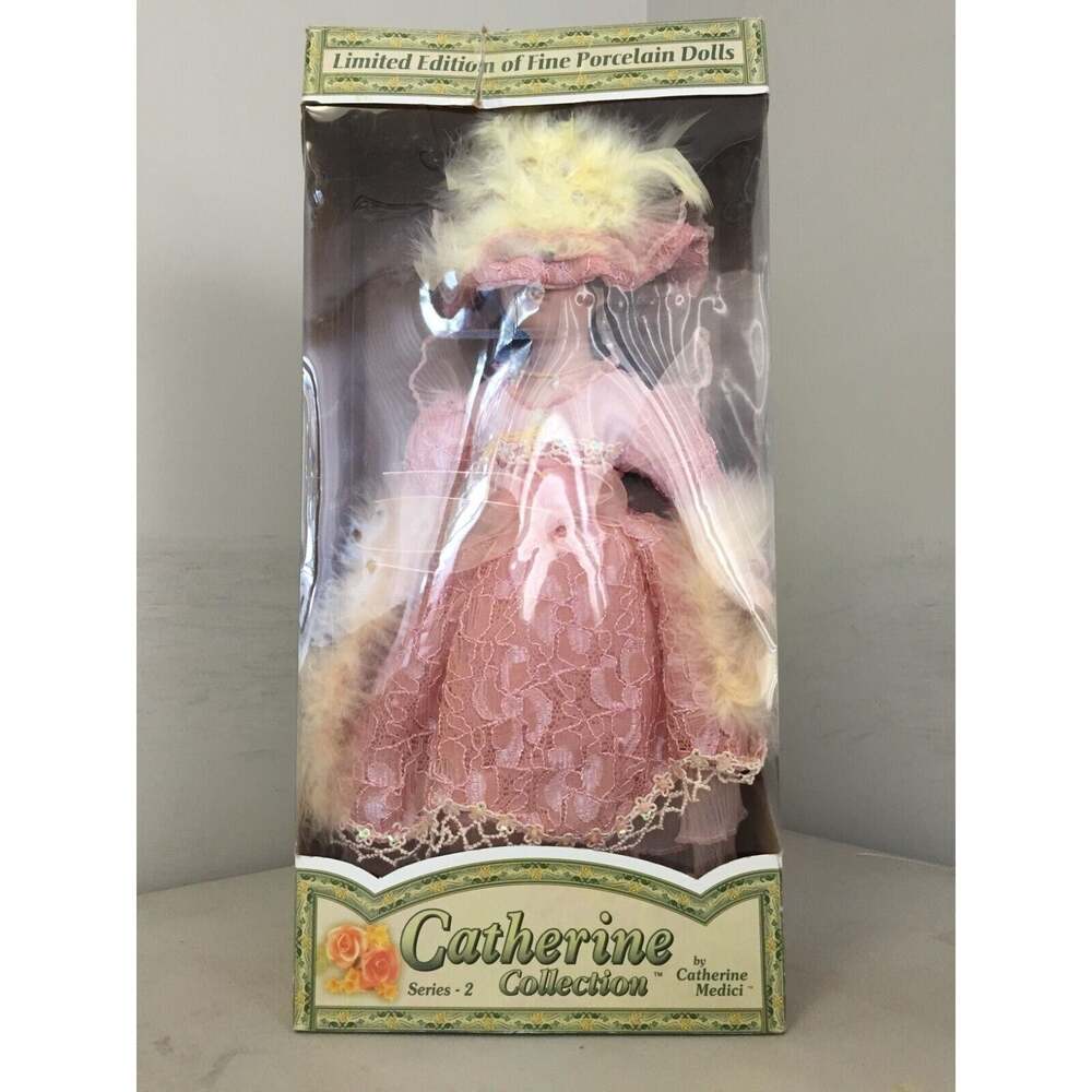 Catherine Medici Collection Porcelain Doll Series 2 Pink Dress Limited Ed NIOB